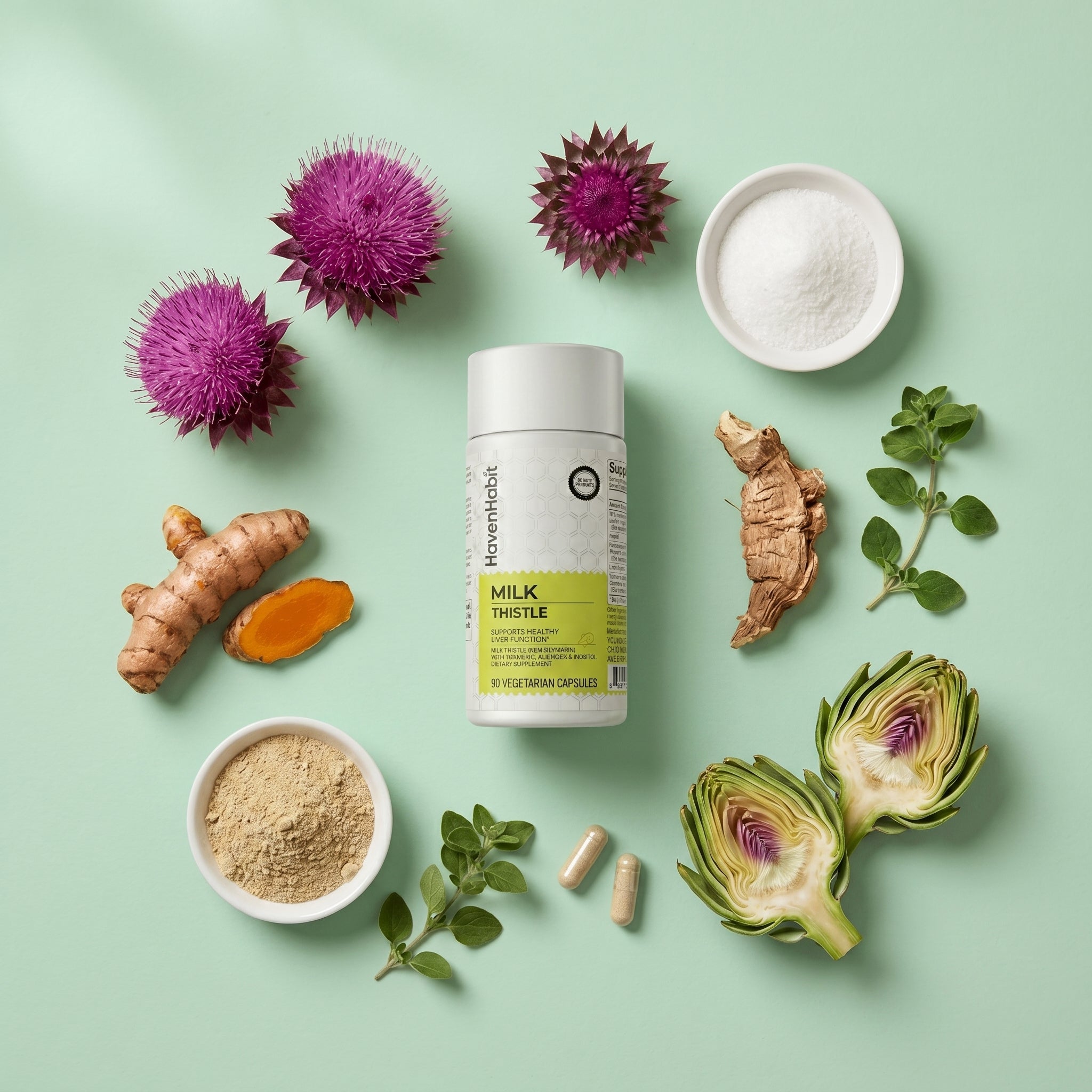 Milk Thistle Liver Detox, Digestion & Daily Energy Support