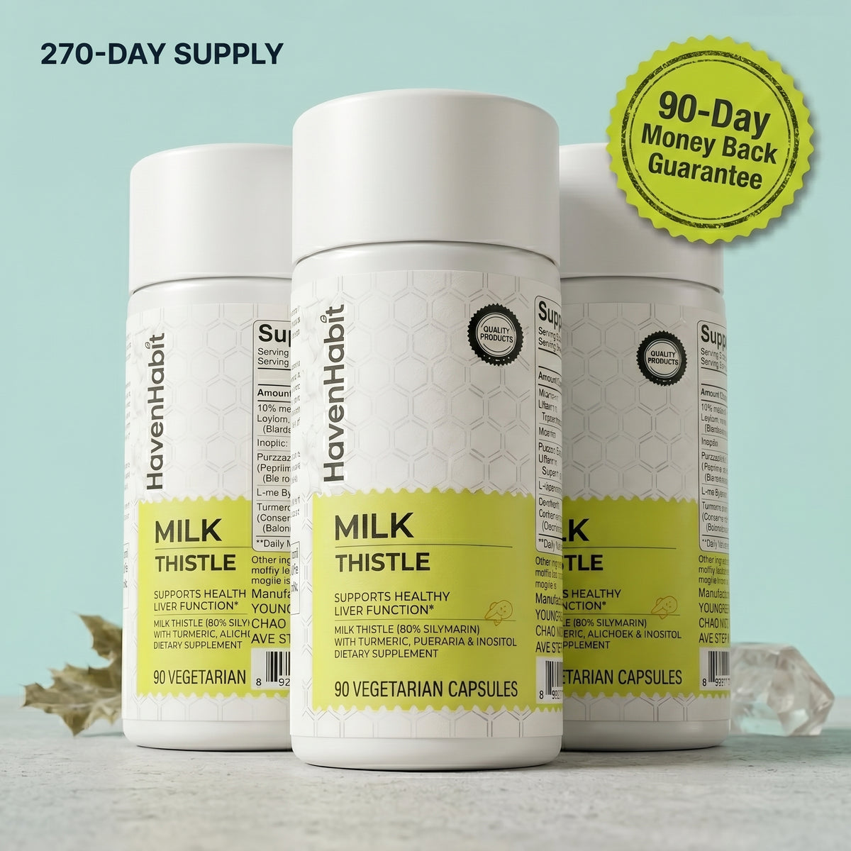 Milk Thistle Liver Detox, Digestion & Daily Energy Support